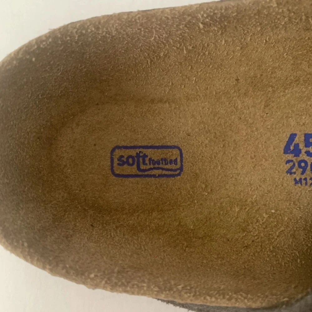 NWOB Birkenstock Arizona Brown Suede Double-Strap Slides Men Size 12 Outdoor